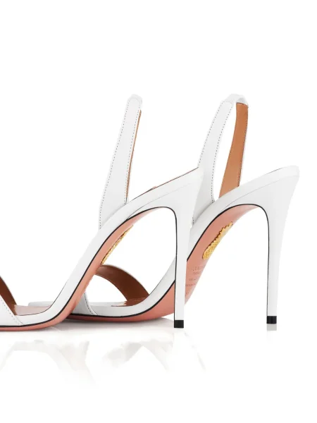 Sandale Aquazzura alb