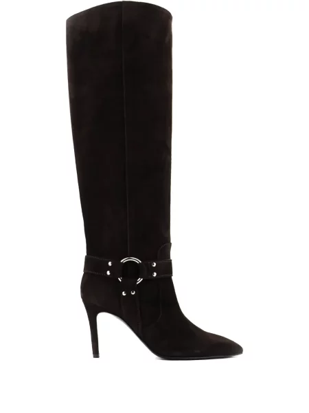 Botine Paul Warmer din piele de căprioară maro