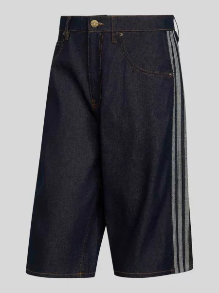 Szorty jeansowe Adidas Originals czarne