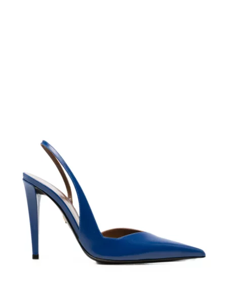 Pantofi cu toc Giuseppe Zanotti slingback albastru