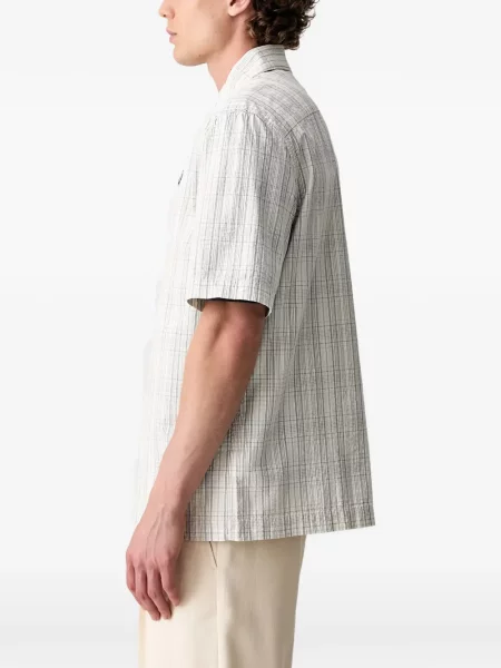 Kockás rövid ing Fred Perry nyomtatás