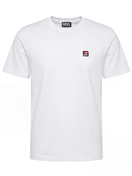 DIESEL Tricou T-JUST alb