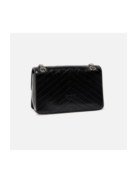 PINKO Geantă Love One Light Classic AI PLTT negru