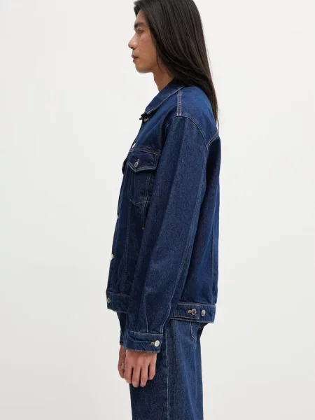 Maison Kitsuné Trucker geacă de blugi bărbătească