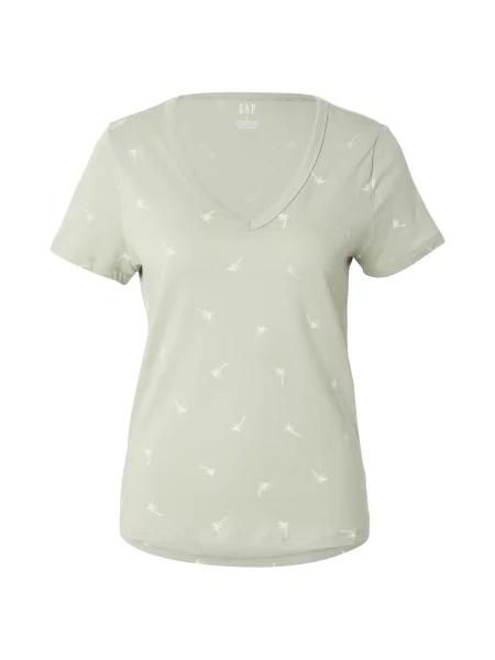 GAP Tricou verde pastel alb