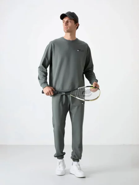 Tommy Life Jogging komplet bazalt siva