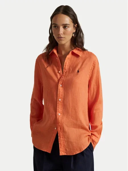 Koszula Polo Ralph Lauren pomarańczowa