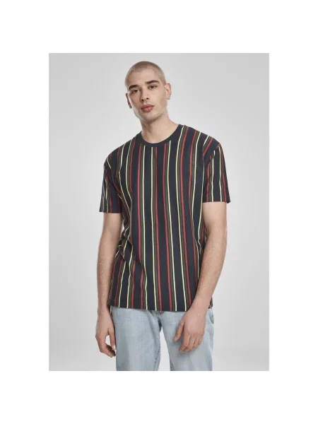 Retro majica Urban Classics s potiskom rdeča