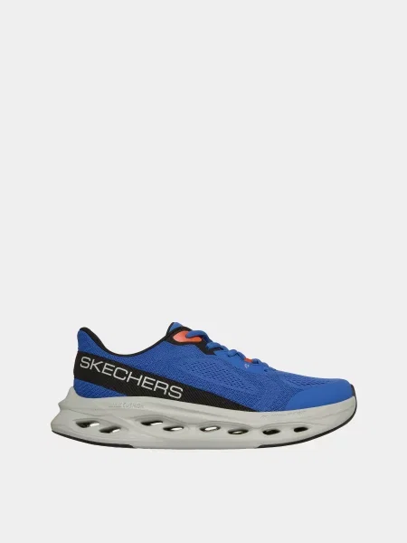 Кросівки для бігу Skechers MAX CUSHIONING GLIDE-STEP текстиль/штучна шкіра синій