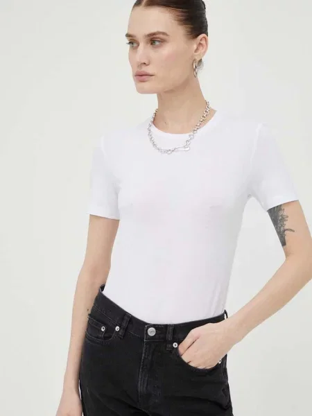 Samsoe Samsoe tricou femei alb