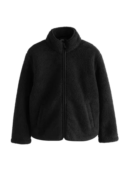 Next Jachetă fleece negru