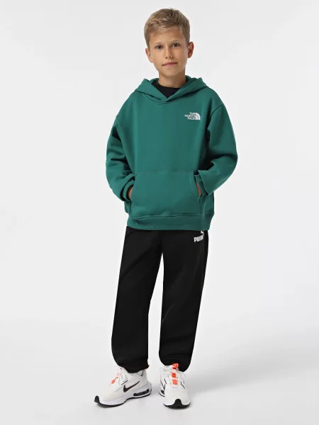 Детское худи The North Face зеленое