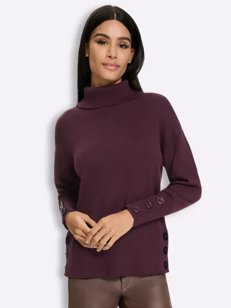 Heine Pulover burgundy roșu