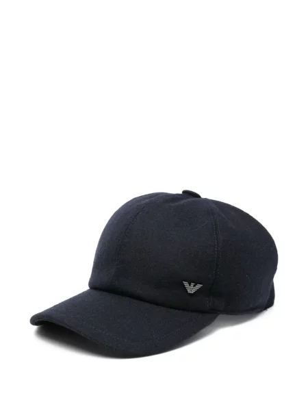 Șapcă Emporio Armani cu autograf albastru