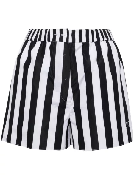 Pantaloni scurți Patou cu broderie negru