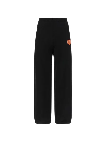 Pantaloni Kenzo cu motiv cu inimi negru