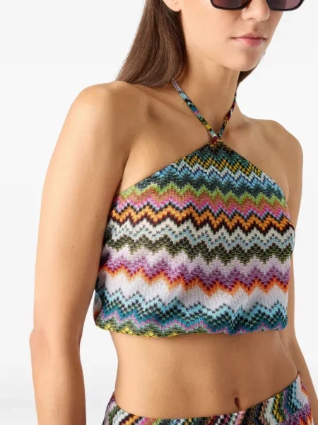 Top Missoni verde
