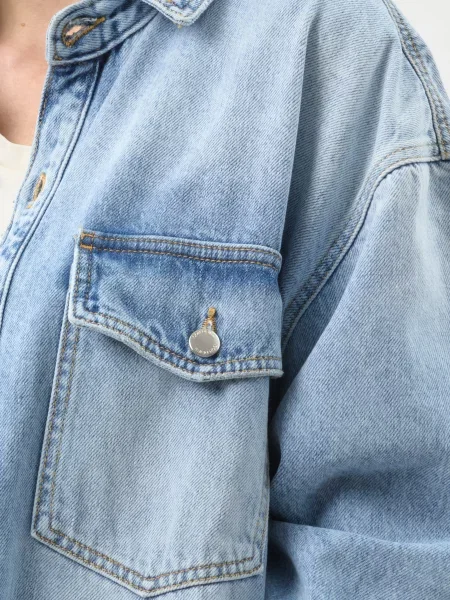 Рубашка Icon Denim голубая
