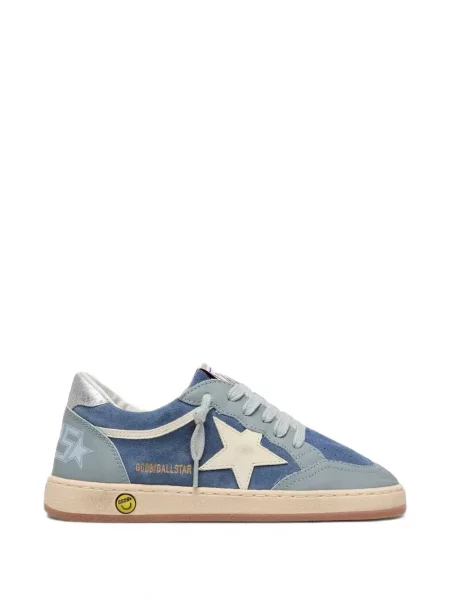 Sneakersy dziecięce Golden Goose Ball Star niebieskie