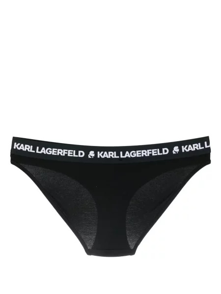 Kalhotky briefs Karl Lagerfeld s autogramem černé