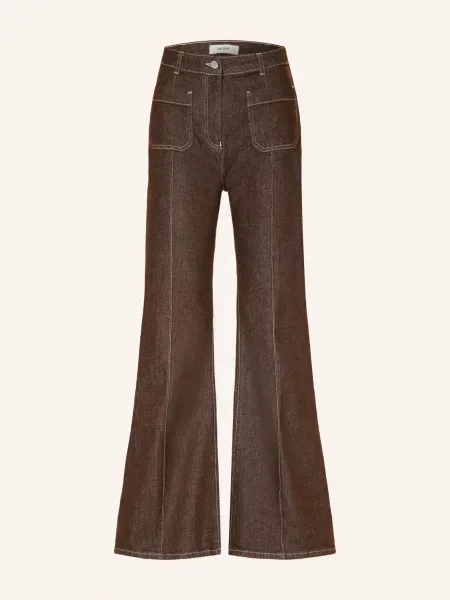 Reiss Flared Džíny Sakura 14 brown hnědé