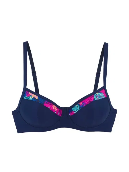 LASCANA Sutien costum de baie bleumarin / turcoaz / cobalt / roz neon albastru