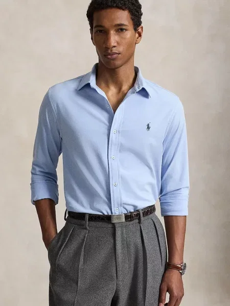 Polo Ralph Lauren πουκάμισο ανδρικό με μπλε