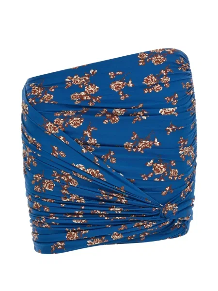 Spódnica w kwiaty Magda Butrym w kwiatki niebieski