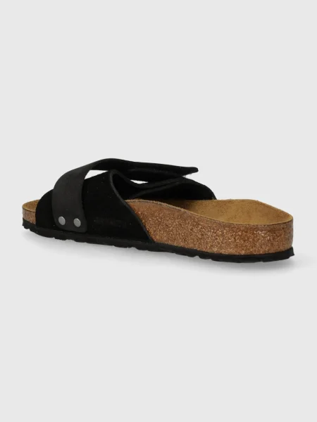 Кожаные шлепанцы Birkenstock черные