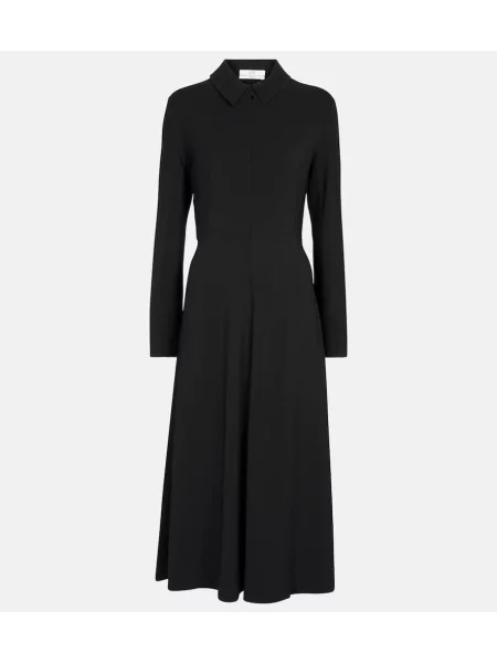 Obleka srajčna obleka Co črna