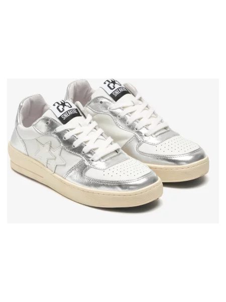 Sneakersy 2star skórzane białe