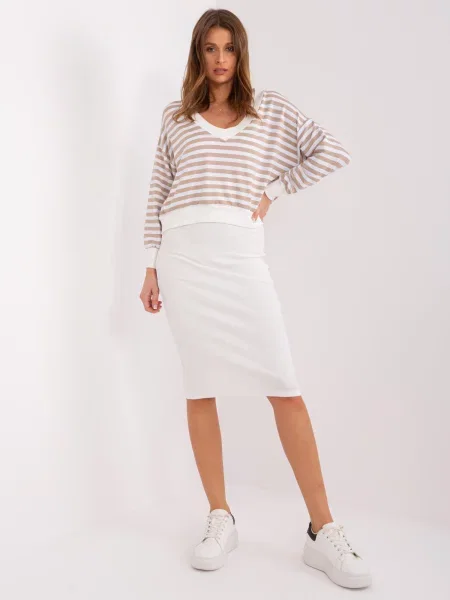 Bluza Fashionhunters bež