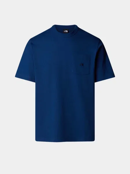 Футболка The North Face Ss Dome Relaxed Pocket темно-синій синя