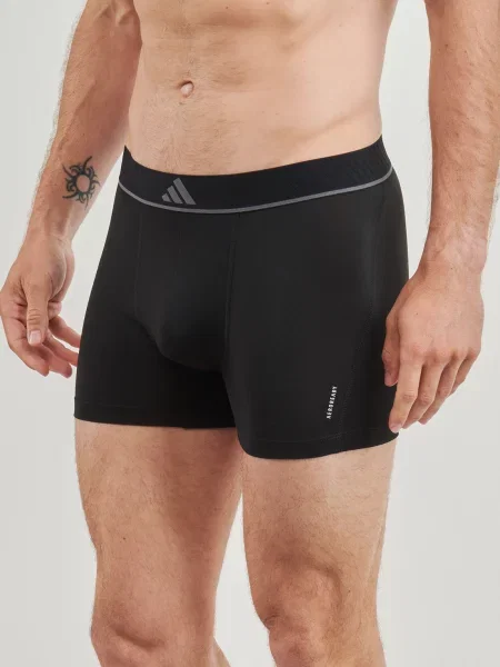 ADIDAS SPORTSWEAR Boxeralsók Active Micro Flex Eco szürke fekete