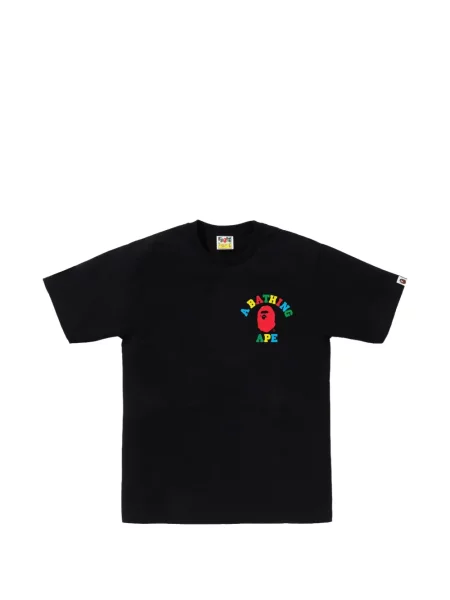 Tricou A Bathing Ape® cu imagine negru