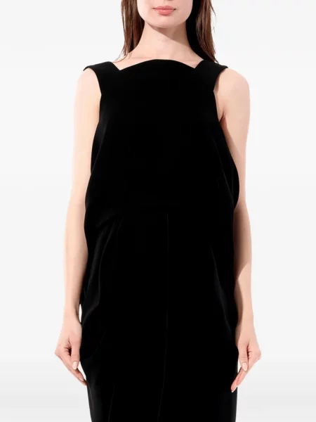 Rochie Balenciaga drapată negru