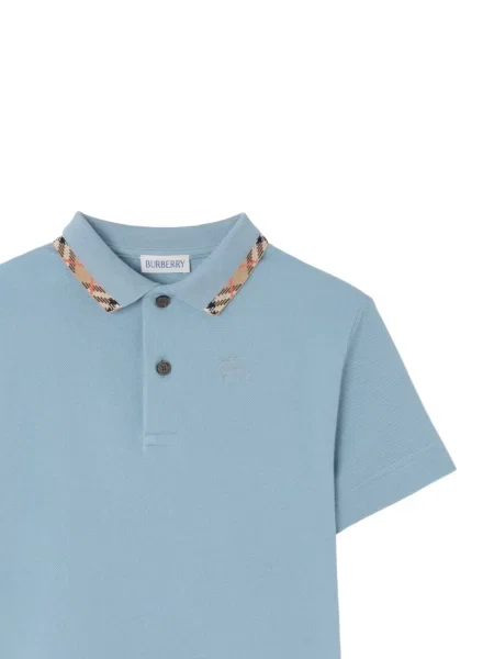 Koszulka polo dziecięca Burberry niebieska