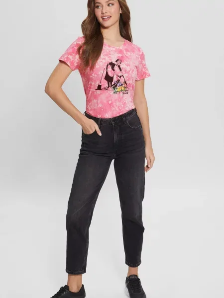 Футболка Guess розовая