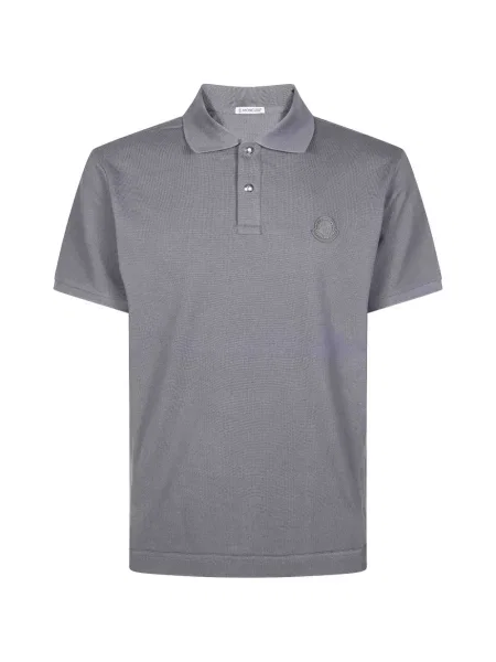 Polo Moncler cu autograf gri
