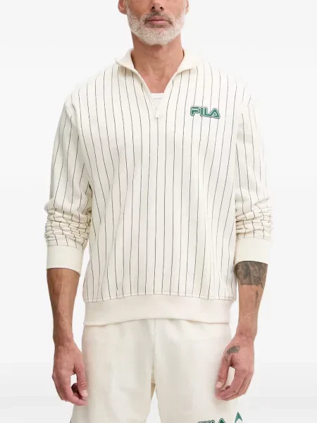 Lung tricou polo Fila alb