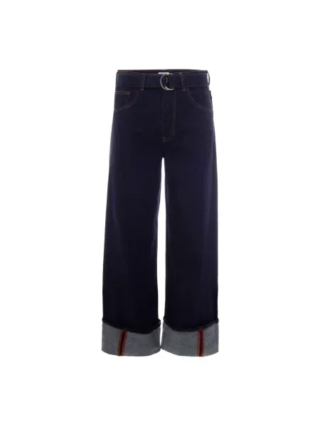 Jeansy straight leg Liu Jo niebieskie