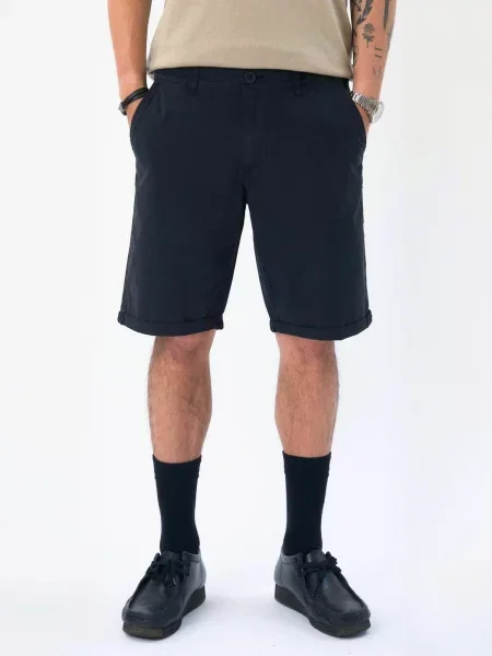 TEESHOPPEN Pantaloni Chino negru