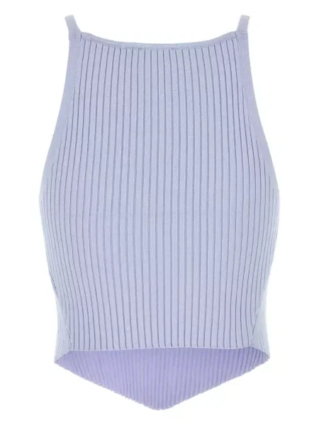 Top Courreges tricotate violet