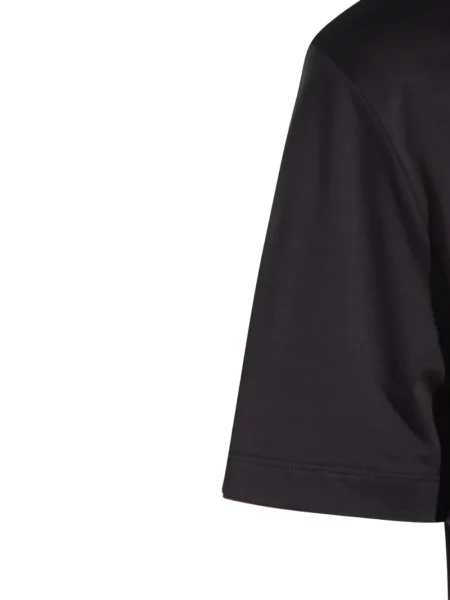 Tricou Eleventy cu decolteu rotund scurt gri