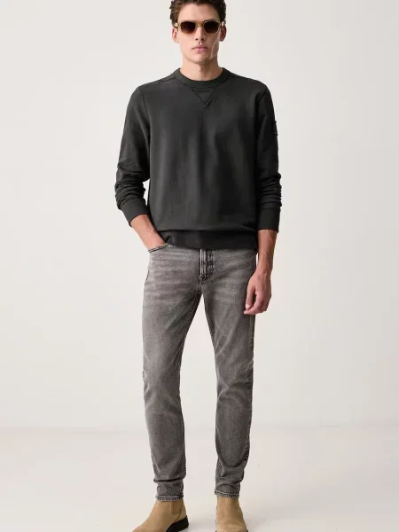 Geacă de blugi Calvin Klein Jeans negru
