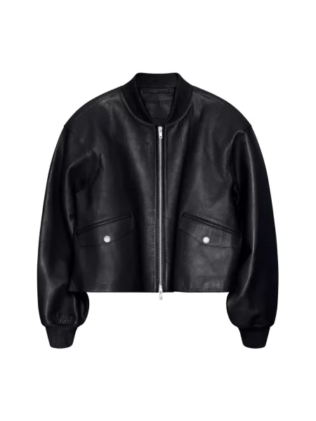 Kurtka skórzana Stand Studio czarna