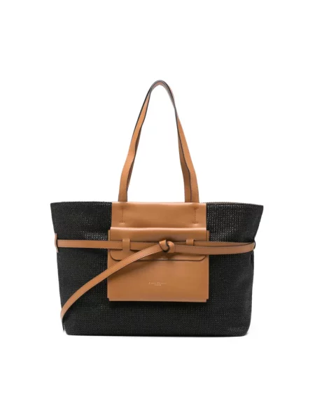 Shopperka Gianni Chiarini skórzana czarna