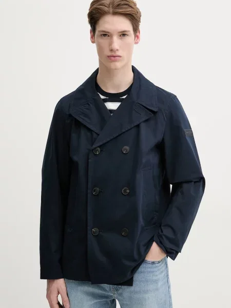 Палто Marc O'Polo преходен модел тъмносиньо