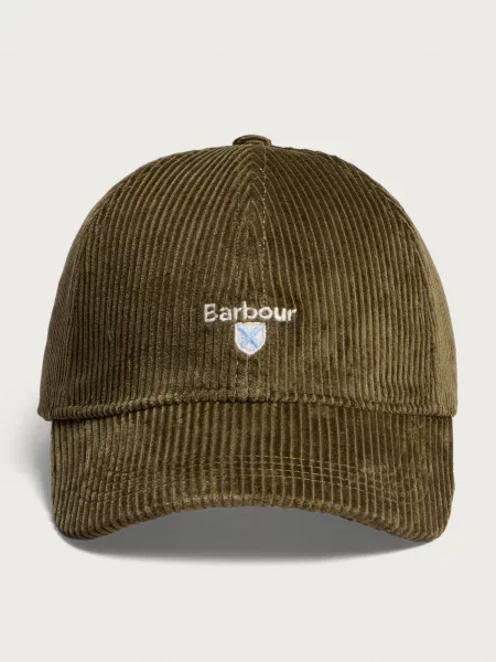 Czapka z daszkiem Barbour oliwkowa