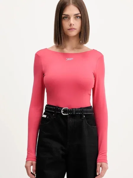 Tommy Jeans Body růžový